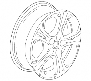 Диск колесный R17 x 6.5J Chevrolet Bolt EV 22-23