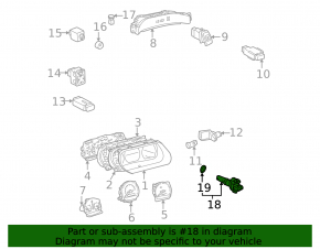 Senzor de viteză a transmisiei automate Toyota RAV4 06-12