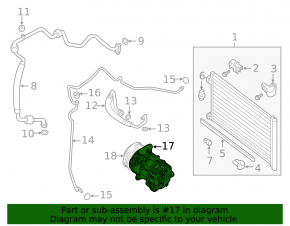 Компрессор кондиционера Nissan Sentra 13-19 1.8