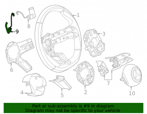 Padele schimbătoare de viteze pe volanul stânga Mercedes X167 GLS 24-26
