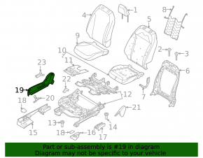 Husă pentru scaunul pasagerului pentru Ford Mustang Mach-E 21-26, neagră, mecanică, zgârieturi