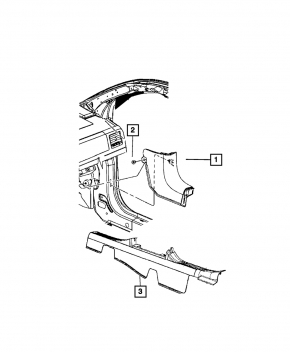 Capacul amortizorului din față, dreapta jos, Jeep Patriot 11-17, negru