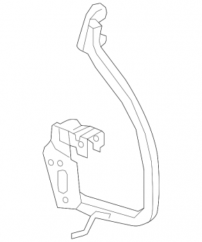 Петля крышки багажника левая VW Jetta 19-26