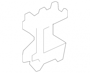 Dinte amplificatorului de bara spate dreapta exterior pentru Lexus IS250 IS300 IS350 06-13
