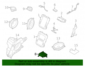 Усилитель аудио Subaru Outback 20-23 harman kardon