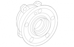 Butucul roții spate stânga Mercedes W167 GLE 350 450 20-23 nou original