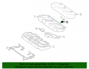 Накладка Isofix заднего ряда 2 ряд Mercedes W167 GLE 350 450 20-23 бежевая