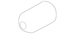 Отбойник капота левый Ford Focus mk3 11-18 на капоте