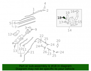Motor de spălare parbriz Mazda CX-7 06-12