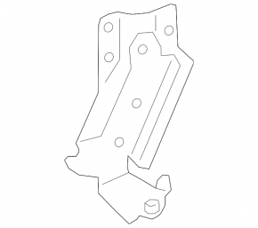 Петля двери нижняя задняя левая Ford Transit Connect MK2 13-23