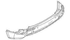 Губа переднего бампера Mazda CX-50 25-26 hybrid