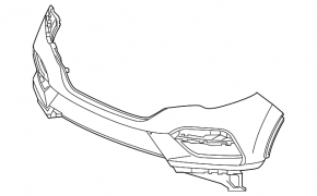 Bara față neperforată pentru Honda Pilot 16-18