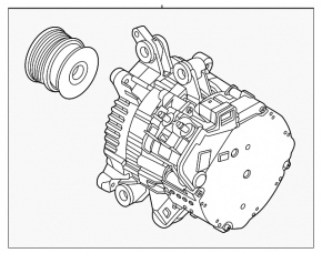 Генератор Volvo XC60 22-23 B5, B6