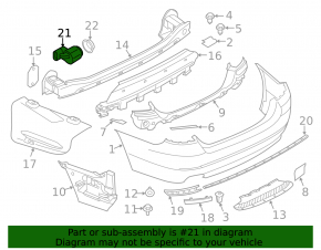 Парктроник переднего бампера BMW 5 F10 11-16 M Pack