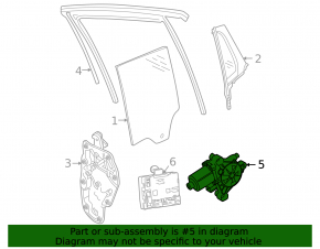 Мотор стеклоподъемника задний правый Volkswagen ID.4 23-26