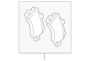 Plăcuțe de frână față (4 buc.) (set) Porsche Cayenne 19-23 16mm