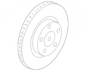 Disc frana fata stanga Mazda 3 19- AWD construita in Japonia
