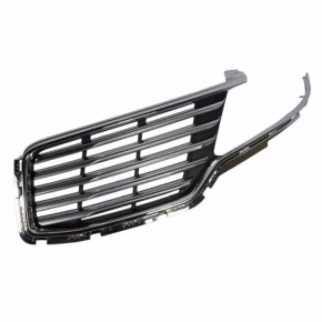 Решетка радиатора grill левая Lincoln MKC 15-18 с обрамлением
