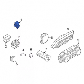 Кнопка ручного тормоза Ford Edge 19-24