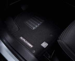 Комплект ковриков салона ткань Mitsubishi Outlander 22-26 черная