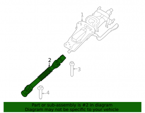 Рулевой карданчик Mini Cooper F56 3d 14-24