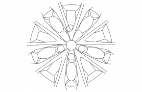 Колпак колесный R16 5*114.3 Toyota Camry v55 15-17