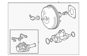Amplificator de vidare Toyota Sienna 04-10