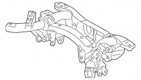 Подрамник задний Toyota Rav4 13-18 AWD