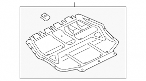 Защита двигателя VW Passat b8 16-19 USA