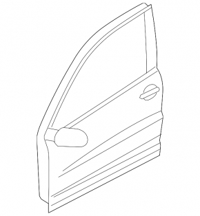 Дверь в сборе передняя правая VW Tiguan 09-18
