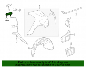 Корпус лючка бензобака Mercedes W167 GLE 350 450 20-26