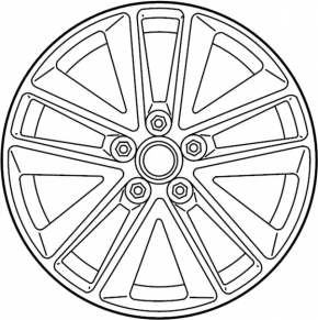 Диск колесный R17 x 7.5J Infiniti Q50 16-24