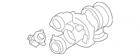 Turbocompresor dreapta pentru BMW 5 GT F07 10-17