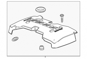 Накладка двигателя Chevrolet Impala 14-20 2.5