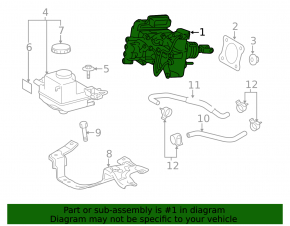 ABS АБС в сборе с ГТЦ Toyota Prius V 15-16