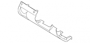 Husa genunchi sofer Subaru Outback 10-14 negru