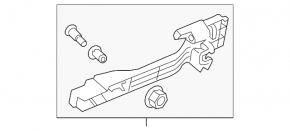 Механизм ручки двери задней левой Honda CRV 17-22