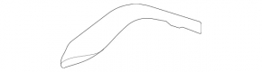 Ornament bară spate dreapta pentru Mercedes GLE 53/63 21-26, superior, pachet AMG, pachet nocturn