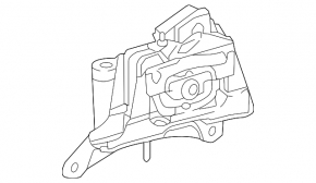 Suport motor stânga Toyota Prius 50 Prime 17-22