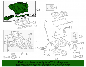 Colector de admisie pentru Lexus ES350 13-18