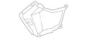 Conductă de aer bară față, dreapta, BMW X3 G01 18-23 2022-24