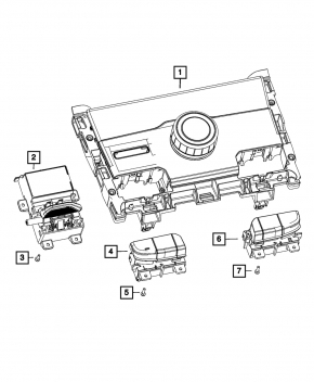 Șaibă schimbător de viteze pentru suspensie pneumatică și controlul modului de condus pentru Jeep Grand Cherokee WL 21-25