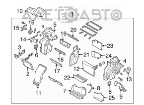 Печка в сборе Kia Sorento 10-15