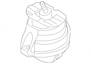 Подушка двигателя левая BMW 1 E82 08-13 N51, N52, N55
