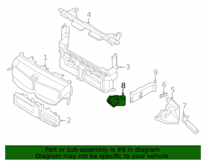Conductă de aer bară față, dreapta, BMW 2 F44 20-24