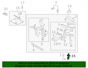 Deflector radiator dreapta pentru Lexus LX570 08-15 pre-restyling