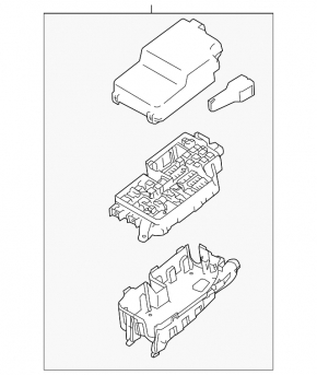 Блок предохранителей подкапотный Mazda3 MPS 11-13