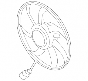 Ventilator de racire stanga VW Passat b7 12-15 USA mare AVA