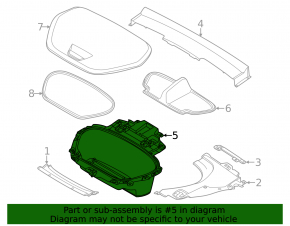 Корыто переднего багажника Volvo C40 22-24