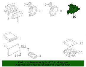 Динамик задней стойки правый BMW X3 G01 18-24